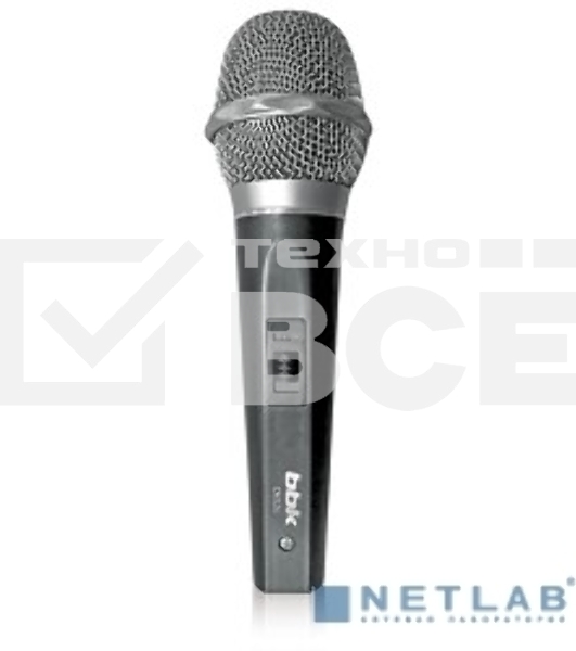 Микрофон проводной BBK CM124 3м серый