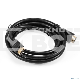 Кабель HDMI ExeGate EX-CC-HDMI2-2.0 (19M/19M, v2.0, 2,0м, 4K UHD, Ethernet, позолоченные контакты)