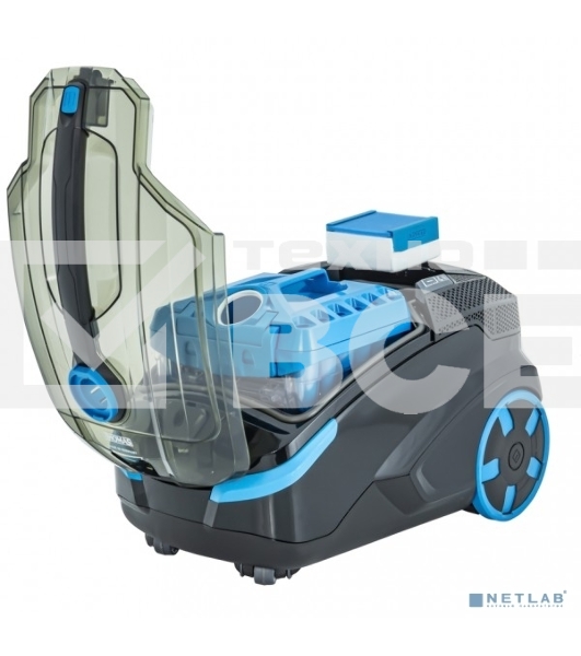 Моющий пылесос Thomas DryBOX Amfibia черный/голубой, 325/1700 Вт, уборка влажная/сухая/сбор жидкости, пылесборник контейнер 2.6 л