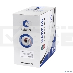 Кабель витая пара UTP (U/UTP) Cabeus UTP-4P-Cat.5e-SOLID-LSZH-RD, категория 5e, 4 пары (24 AWG), одножильный, красный, LSZH, нг(А)-HF, (305 м), фото 1
