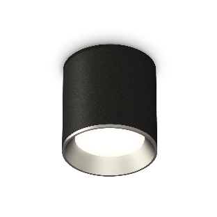 Светильник Ambrella Light XS6302003 SBK/PSL черный песок/серебро полированное MR16 GU5.3 (C6302, N6104)