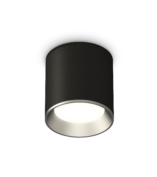 Светильник Ambrella Light XS6302003 SBK/PSL черный песок/серебро полированное MR16 GU5.3 (C6302, N6104)