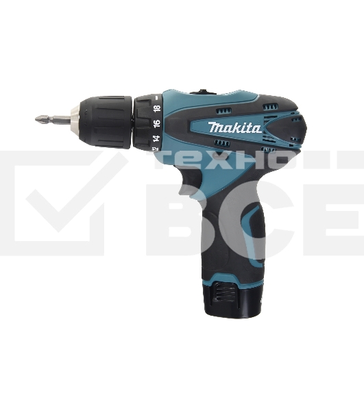 Шуруповерт Makita DF330DWE Аккумуляторная, Кейс