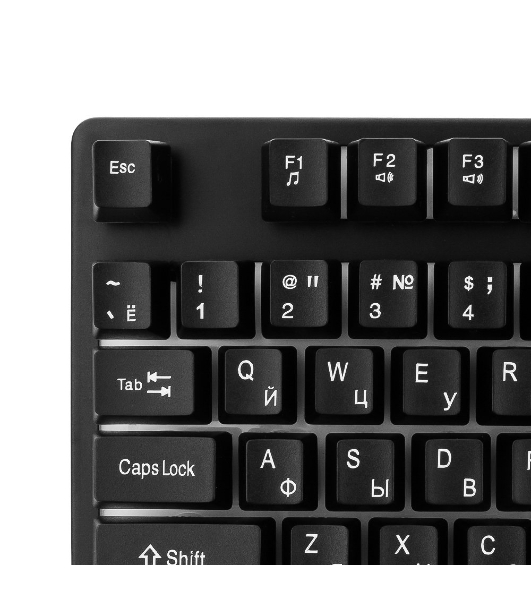 Клавиатура игровая Гарнизон GK-300G, металл, 3 различные подсветки, USB, черный, антифантомные и механизированные клавиши,