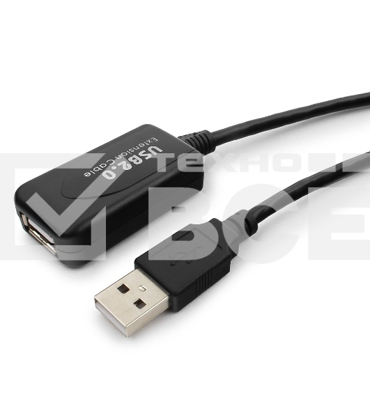 Кабель Gembird UAE016 USB 2.0 кабель удлинительный !!!Активный!!! 4.8м AM/AF