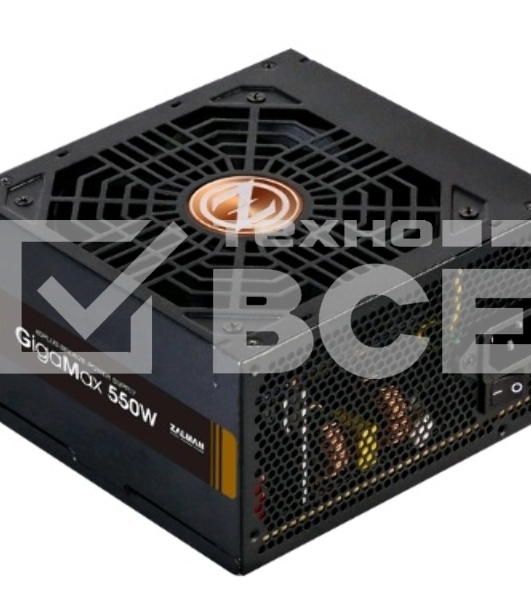 Блок питания Zalman ZM550-GVII, 550Вт, 80 PLUS Bronze, 120мм, черный