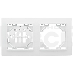 Рамка 2-м Минск горизонтальная белый Basic EKF ERM-G-302-10, фото4