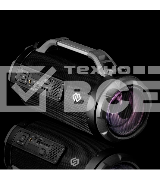 Колонка портатитвная Digma S-23 черный 18W 1.0 BT 10м 1800mAh (SP2318B)