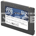 Накопитель SSD Patriot P210, 512GB, SATA III, 2.5
