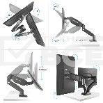 Кронштейн ONKRON G160 для монитора 13