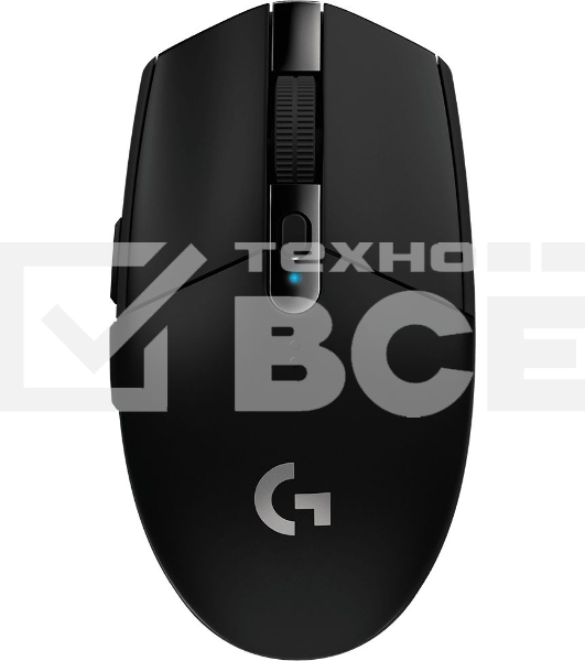 Мышь беспроводная Logitech G305 Lightspeed черный, 12000 dpi, радиоканал, USB, кнопки - 6