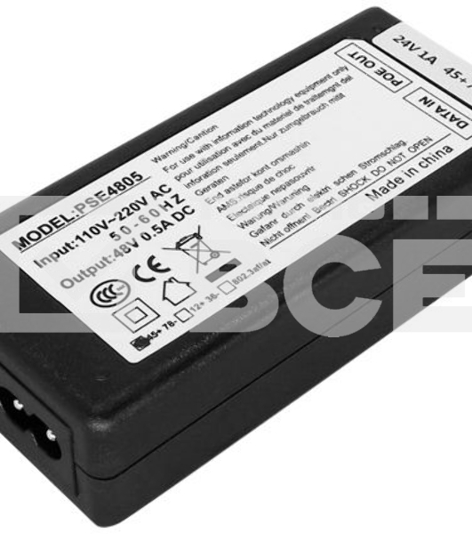 Инжектор PoE Digma DNP30W48GTAP 10/100/1000BASE-T 30Вт 100-240В(АС)