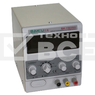 Лабораторный блок питания BAKU BK-1502DD 0-2А, 0-15 В