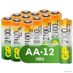 Аккумулятор GP 210AAHC-B12/240 (12 шт. в уп-ке), фото 1