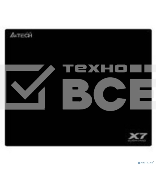 Коврик A4Tech A4-X7-200MP, черный, для игровой мыши размер- 250х200х3мм2,300