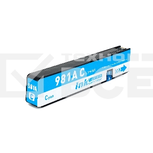 Струйный картридж NV Print 981A (NV-J3M68A) Cyan для HP PageWide 556/586 (100 мл)