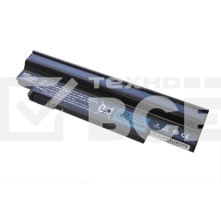 Аккумуляторная батарея для ноутбука Acer Aspire one 532h 533h eMachines350 10.8V 6600mah OEM, черная