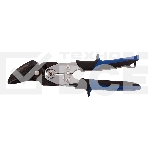 Ножницы по металлу GROSS 78351 усиленные 255мм прямой и правый резсталь-СrMo двухкомп.рукоятки, фото6