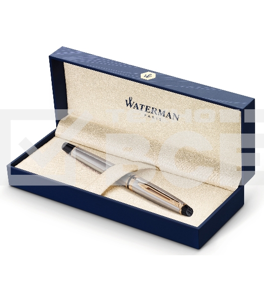 Ручка перьевая Waterman Expert 3 (CWS0951940) Stainless Steel GT F сталь подар.кор.