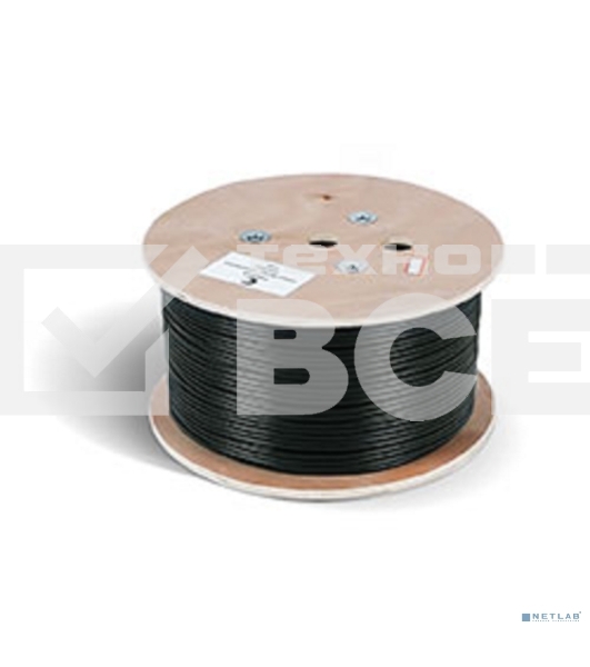 Кабель интерфейсный промышленный Cabeus, четырехслойный экран Duobond IV, 1 пар., PVC, Ø 6мм, 305м, катушка, для групп. прокладки, проводник из лужено