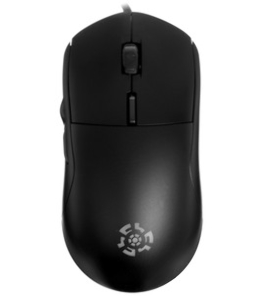 Мышь проводная Qumo UFO M77 черный, 2400 dpi, USB, кнопки - 6