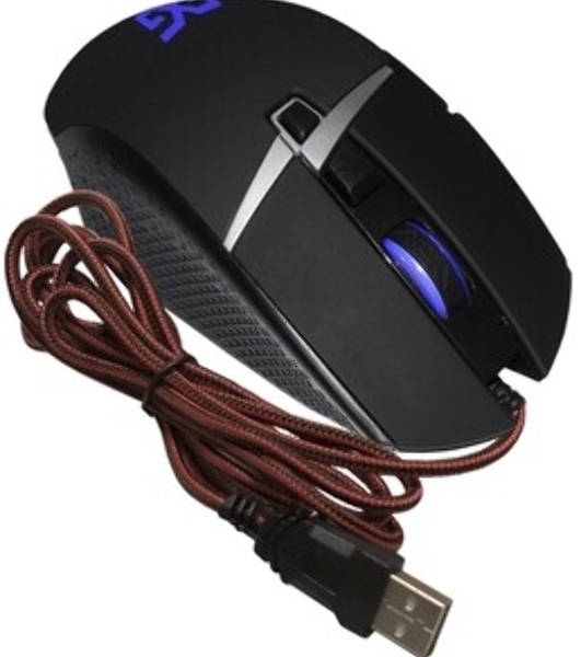 Мышь проводная ExeGate Gaming Standard Laser GML-13 черный, 4000 dpi, USB, кнопки - 8