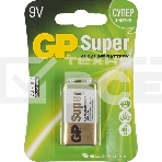 Алкалиновая батарейка GP Super Alkaline G-Tech 9V Крона - 1 шт. на блистере (1 шт.), фото8