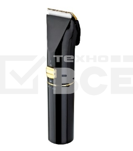 Машинка для стрижки Centek CT-2119 (черный/золотой) сеть/аккум, ножиТИТАН+КЕРАМИКА, 180 мин от батареи
