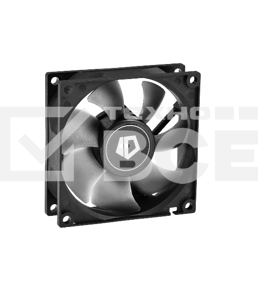 Вентилятор для корпуса ID-Cooling NO-8025-SD черный, 80 мм, 2000 об/мин, 21 дБ, 3 pin