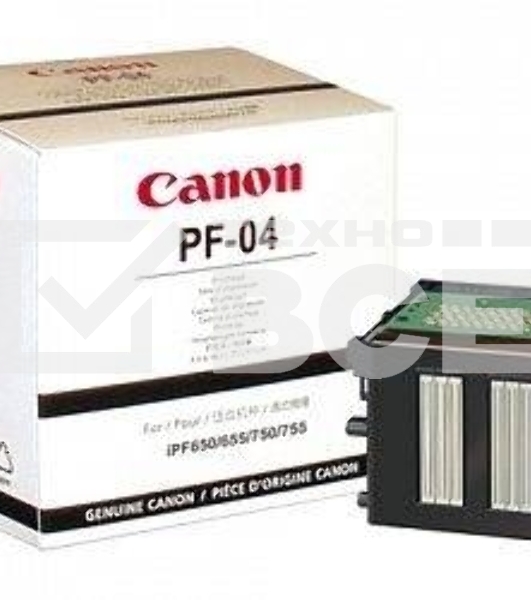 Печатающая головка Canon PF-04 (3630B001) черный для Canon iPF650, iPF655, iPF670, iPF680, iPF685, iPF750, iPF755, iPF760, iPF765, iPF770, iPF780, iPF785, iPF830, iPF840, iPF850.