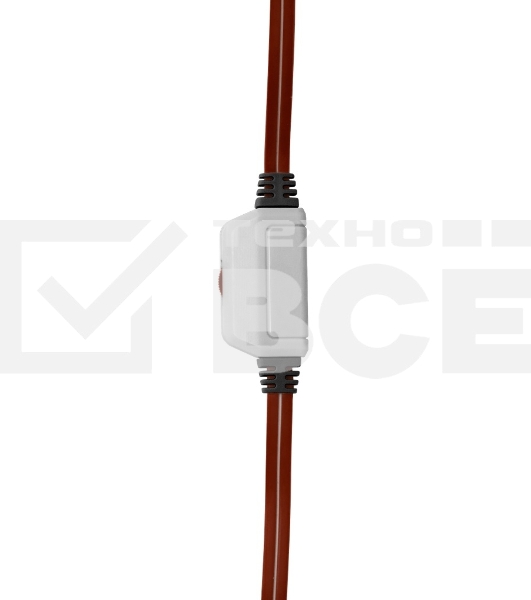 Наушники Defender Warhead G-120 красный/белый кабель 2 м