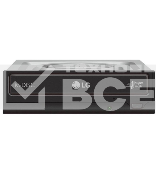 Оптический привод внутренний DVD-RW LG GH24NSD5 (SATA, черный) OEM