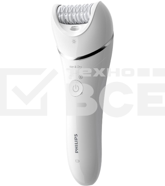 Эпилятор Philips скорости, широкая головка, Wet&Dry, беспроводной