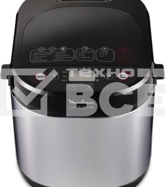 Хлебопечь Moulinex OW240E30 650Вт серебристый/черный