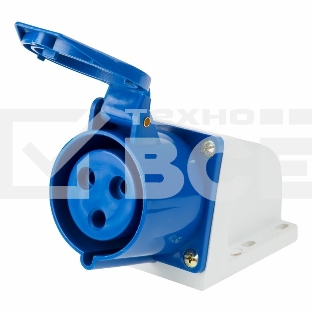 Розетка 123 стационарная 2Р+РЕ 32А 220В IP44 Rexant