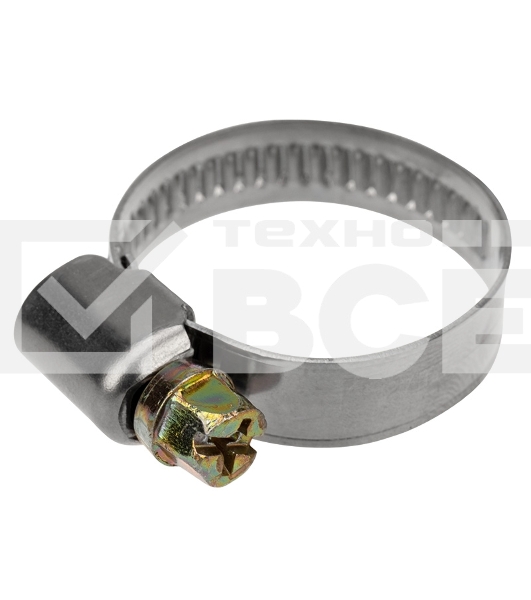 Хомут червячный 16-27-0,7 мм, (упак. 50 шт) Rexant 07-0616