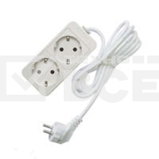 Удлинитель 2х10м с заземл. 10А IP20 2.2кВт Союз 481S-9210