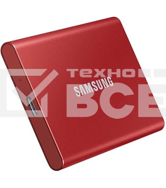 Накопитель SSD Samsung T7 MU-PC1T0R/WW, USB-C, 1Tb, 1.8