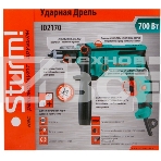 Дрель ударная Sturm ID2170 700Вт 0-2800об/мин 0-44800уд/мин регул обор патрон 13мм, фото8