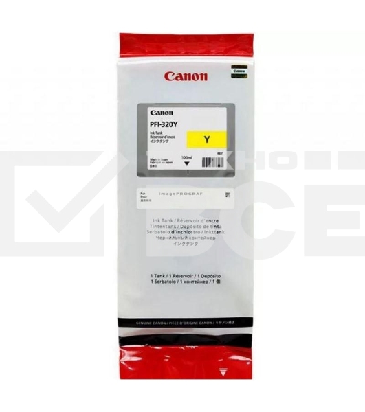 Картридж струйный Canon PFI-320 Y 2893C001 желтый (300мл) для Canon Canon imagePROGRAF TM-200/205