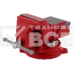 Тиски слесарные Matrix, 100 мм, поворотные, с наковальней, фото2