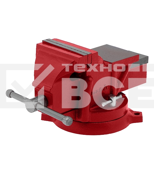 Тиски слесарные Matrix, 100 мм, поворотные, с наковальней