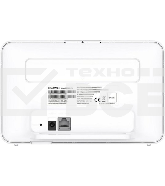Интернет-центр Huawei B530-336 (51060JHL) AC1300 10/100/1000BASE-TX/3G/4G/4G+ cat.7 белый