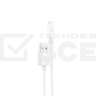 Кабель USB HOCO X1 Rapid, USB - Micro USB, 2.1А, 1м, белый