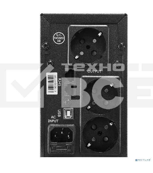 Источник бесперебойного питания CROWN Line Intractive CMU-SP650EURO LCD USB 650VA\390W, корпус металл, 1x12V/7AH, розетки 2*EURO+3*IEC, трансформатор AVR 140-290V, LCD-дисплей, съёмный кабель 1.2 м, порт RJ11/45, порт USB, защита: от перегрузки, от КЗ, от