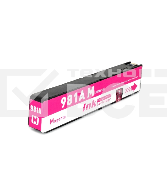 Струйный картридж NV Print 981A (NV-J3M69A) Magenta для HP PageWide 556/586 (100 мл)