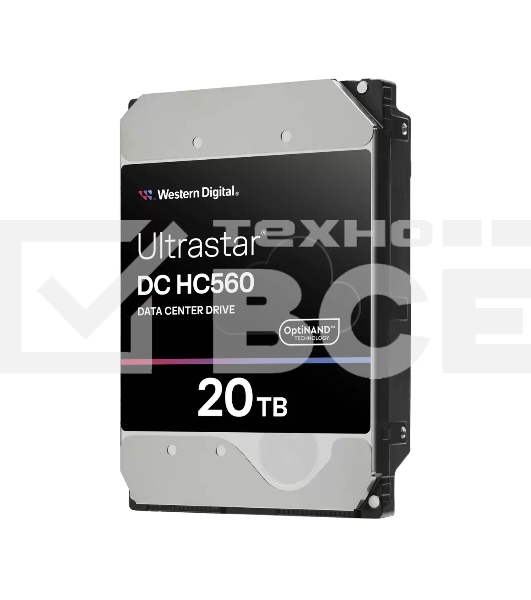 Жесткий диск Western Digital HDD  SAS Server 20Tb Ultrastar DC HC560 7200 12Gb/s 512MB 1 year warranty