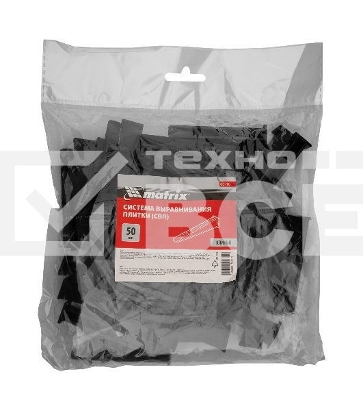 Клин для системы выравнивания плитки Matrix СВП Ворота, 50 шт. в пакете