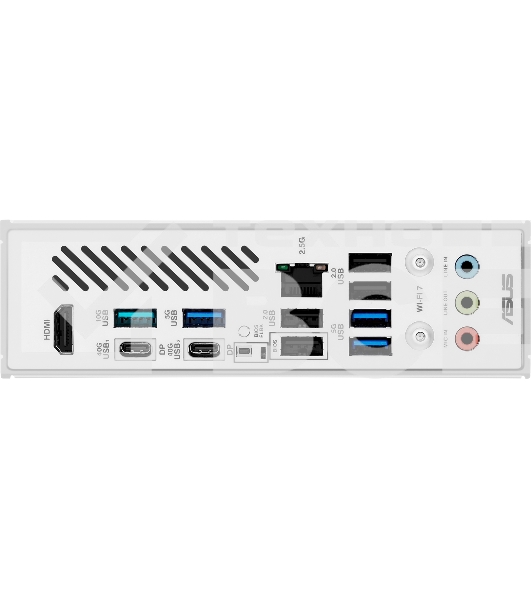 Материнская плата ASUS X870 MAX GAMING WIFI7 W, AM5, AMD X870, 4xDDR5, 4xSATA, 3xM.2, 1xPCIe 5.0 x16, 2xPCIe 4.0 x16, 1xPCIe 3.0 x16, 1xHDMI, 2xUSB Type-C (Display), 1x2.5Gb LAN, Wi-Fi 7, Bluetooth 5.4, 2xUSB-C 40Gbps, 1xUSB-A 10Gbps, 3xUSB-A 5Gbps, 4xUSB