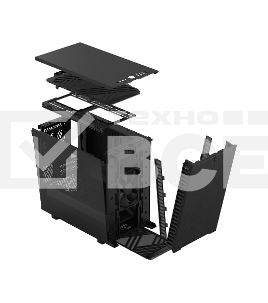 Компьютерный корпус Fractal Design Define 7 Nano черный TG Light Tint FD-C-DEF7N-02